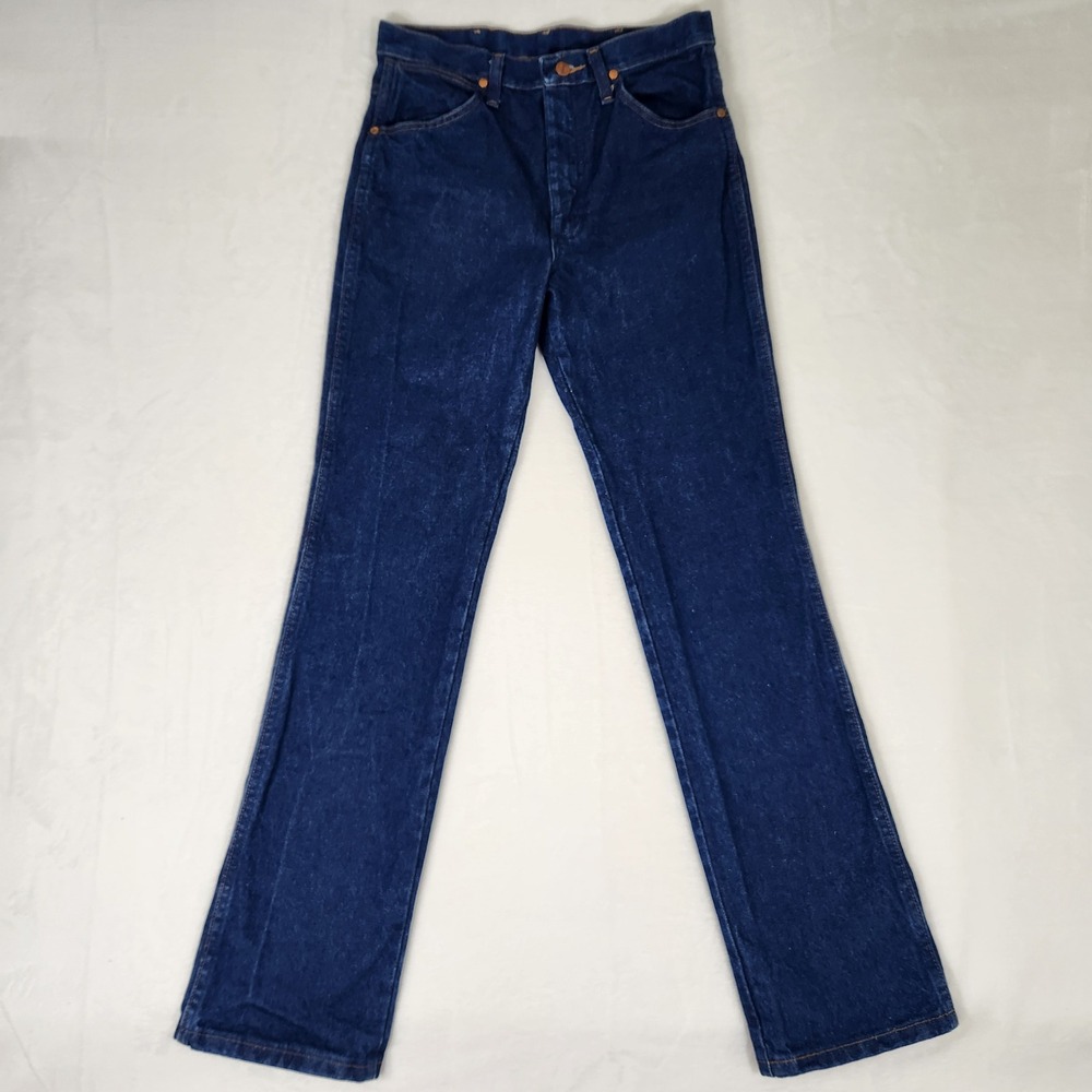 Wrangler 936PWD Cowboy Cut Slim Fit Jeans Dark Wash Indigo Blue 29x32 Mens Denim